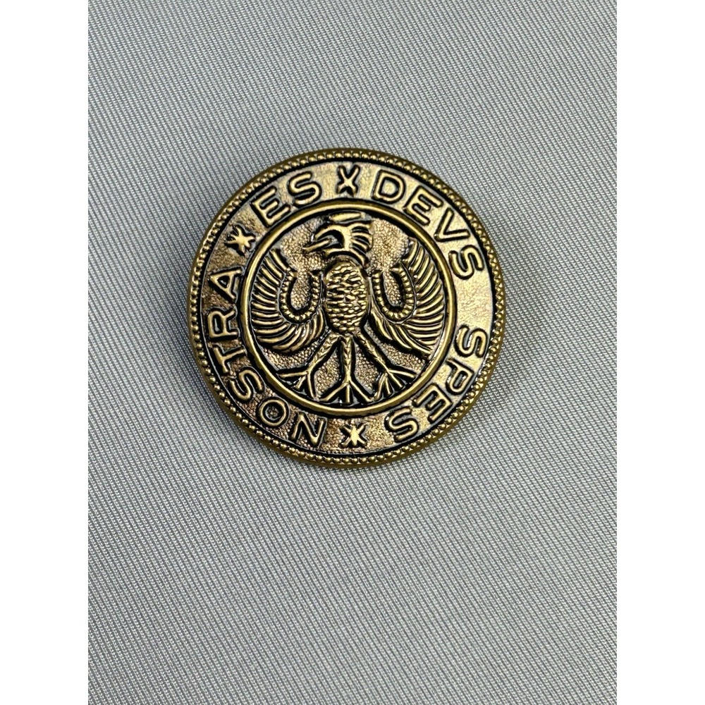 Hessian Soldier Vintage Reproduction Large Metal Loop Picture Button‎